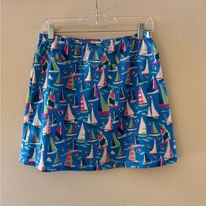 Skinz Women’s Blue Nautical Sailboat Women’s Skort